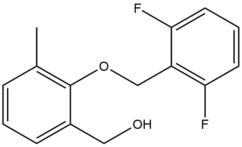 2-[(2,6-Difluorophenyl)methoxy]-3-methylbenzenemethanol Structure