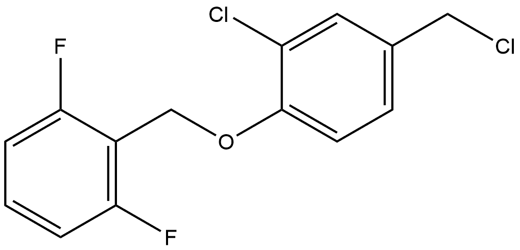 2-[[2-Chloro-4-(chloromethyl)phenoxy]methyl]-1,3-difluorobenzene Structure