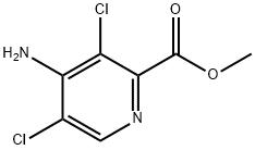 2-Pyridinecarboxylic acid, 4-amino-3,5-dichloro-, methyl ester Structure