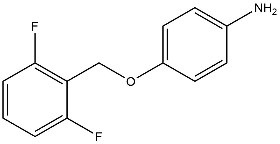 4-[(2,6-Difluorophenyl)methoxy]benzenamine Structure