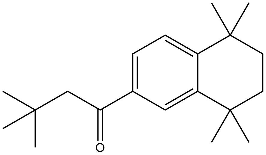 3,3-Dimethyl-1-(5,6,7,8-tetrahydro-5,5,8,8-tetramethyl-2-naphthalenyl)-1-buta... Structure