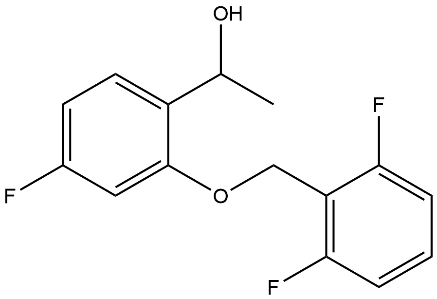 2-[(2,6-Difluorophenyl)methoxy]-4-fluoro-α-methylbenzenemethanol Structure