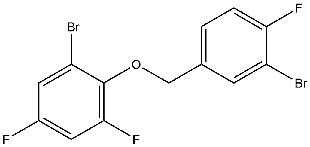 1-Bromo-2-[(3-bromo-4-fluorophenyl)methoxy]-3,5-difluorobenzene Structure