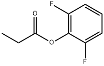 Phenol, 2,6-difluoro-, 1-propanoate Structure