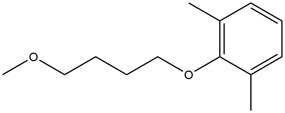 2-(4-Methoxybutoxy)-1,3-dimethylbenzene Structure