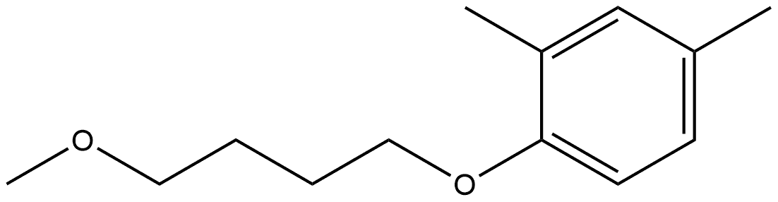 1-(4-Methoxybutoxy)-2,4-dimethylbenzene Structure