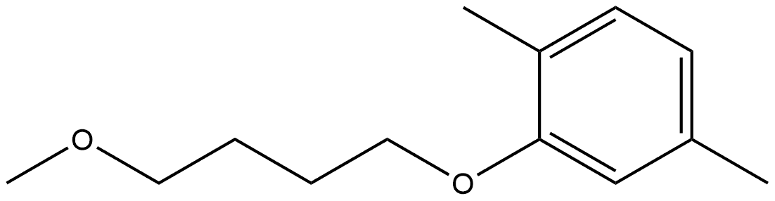 2-(4-Methoxybutoxy)-1,4-dimethylbenzene Structure