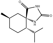 1,3-Diazaspiro[4.5]decane-2,4-dione, 9-methyl-6-(1-methylethyl)-, (5S,6S,9R)- Structure