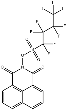 Naphthalimidyltrifluromethan sulfornate Structure