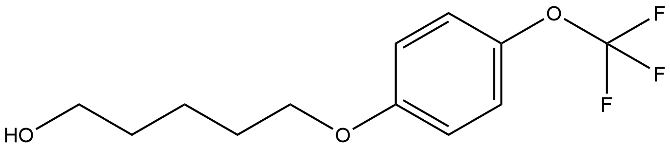 5-[4-(Trifluoromethoxy)phenoxy]-1-pentanol Structure