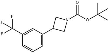 1,1-Dimethylethyl 3-[3-(trifluoromethyl)phenyl]-1-azetidinecarboxylate Structure