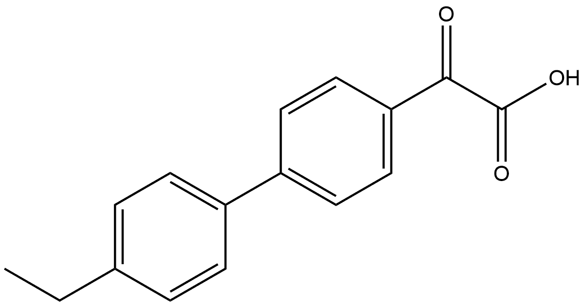 4'-Ethyl-α-oxo[1,1'-biphenyl]-4-acetic acid Structure