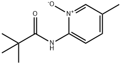 Propanamide, 2,2-dimethyl-N-(5-methyl-1-oxido-2-pyridinyl)- Structure