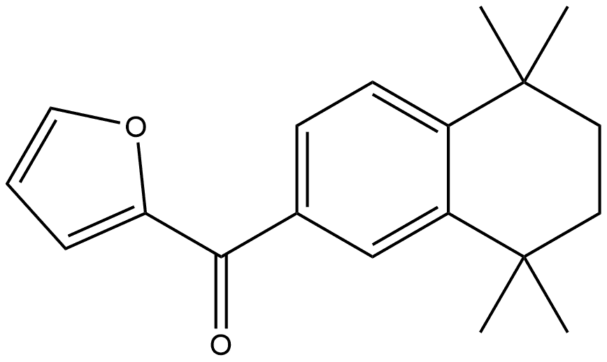 2-Furanyl(5,6,7,8-tetrahydro-5,5,8,8-tetramethyl-2-naphthalenyl)methanone Structure