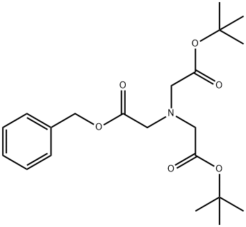 Glycine, N,N-bis[2-(1,1-dimethylethoxy)-2-oxoethyl]-, phenylmethyl ester Structure