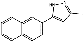 1H-Pyrazole, 3-methyl-5-(2-naphthalenyl)- Structure