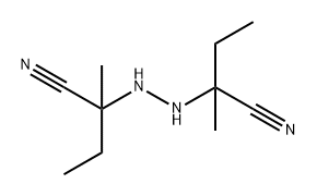 Butanenitrile, 2,2'-(1,2-hydrazinediyl)bis[2-methyl- Structure