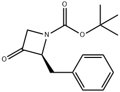 (S)-tert-butyl 2-benzyl-3-oxoazetidine-1-carboxylate Structure