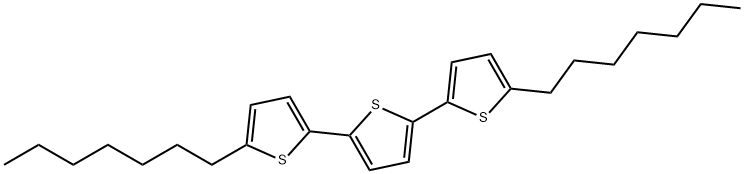 2,2':5',2''-Terthiophene, 5,5''-diheptyl- Structure