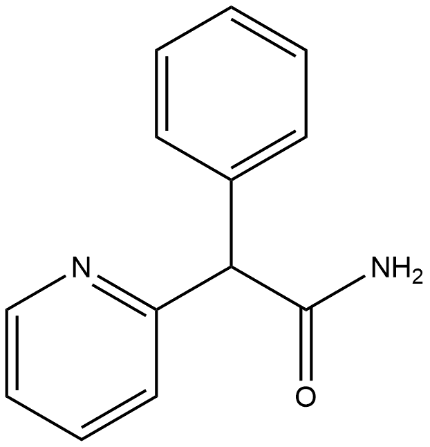 2-Pyridineacetamide, α-phenyl-, (+)- 구조식 이미지