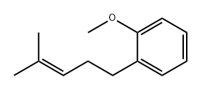 Benzene, 1-methoxy-2-(4-methyl-3-penten-1-yl)- 구조식 이미지