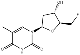 5'-deoxy-5'fluorothymidine Structure