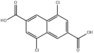 2,6-Naphthalenedicarboxylic acid, 4,8-dichloro- Structure