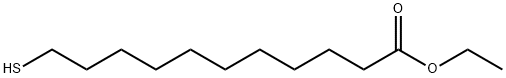 Undecanoic acid, 11-mercapto-, ethyl ester 구조식 이미지