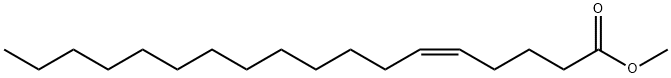 5-Octadecenoic acid, methyl ester, (Z)- (8CI,9CI) Structure