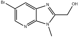 3H-Imidazo[4,5-b]pyridine-2-methanol, 6-bromo-3-methyl- 구조식 이미지