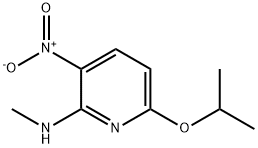 2-Pyridinamine, N-methyl-6-(1-methylethoxy)-3-nitro- Structure