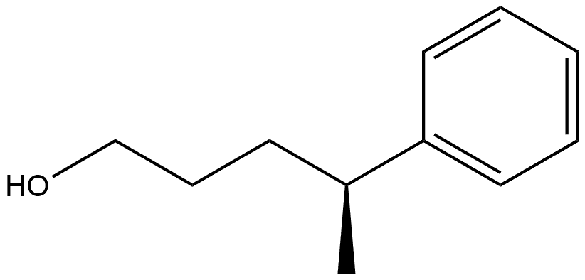 Benzenebutanol, δ-methyl-, (δS)- Structure