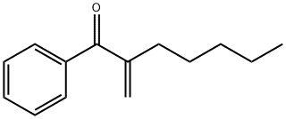 1-Heptanone, 2-methylene-1-phenyl- 구조식 이미지