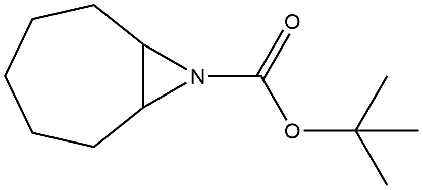 tert-butyl 8-azabicyclo[5.1.0]octane-8-carboxylate Structure