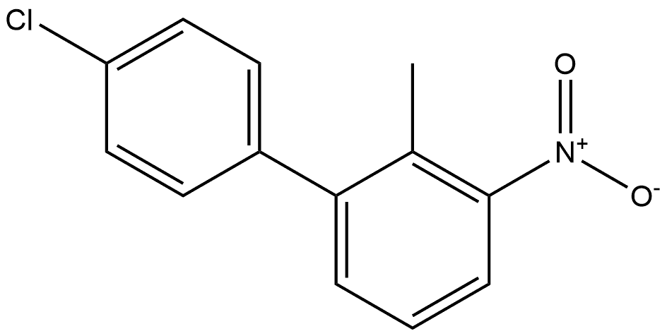 4'-chloro-2-methyl-3-nitro-1,1'-biphenyl Structure