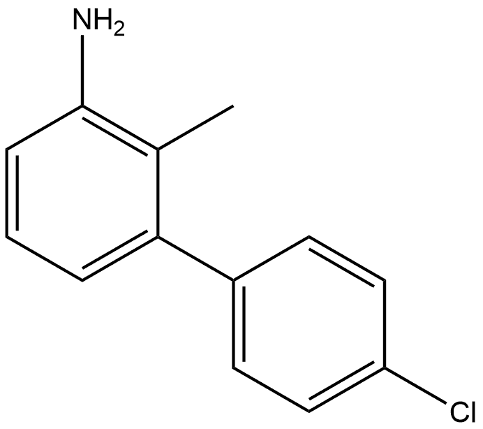 4'-Chloro-2-methyl[1,1'-biphenyl]-3-amine Structure