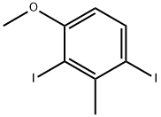 Benzene, 1,3-diiodo-4-methoxy-2-methyl- Structure