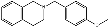 Isoquinoline, 1,2,3,4-tetrahydro-2-[(4-methoxyphenyl)methyl]- 구조식 이미지