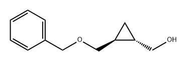 Cyclopropanemethanol, 2-[(phenylmethoxy)methyl]-, (1S,2S)- Structure