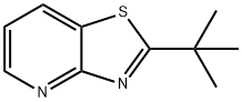 Thiazolo[4,5-b]pyridine, 2-(1,1-dimethylethyl)- Structure
