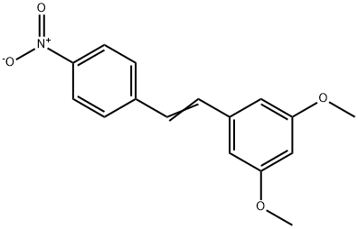 Benzene, 1,3-dimethoxy-5-[2-(4-nitrophenyl)ethenyl]- Structure