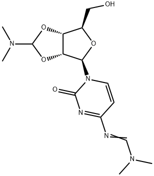 Cytidine, N-[(dimethylamino)methylene]-2',3'-O-[(dimethylamino)methylene]- (7CI,9CI) Structure