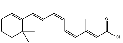 Retinoic acid, (9-cis,11-cis)- Structure