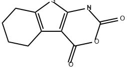 2H-[1]Benzothieno[2,3-d][1,3]oxazine-2,4(1H)-dione, 5,6,7,8-tetrahydro- Structure