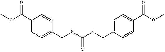 Benzoic acid, 4,4'-[carbonothioylbis(thiomethylene)]bis-, dimethyl ester (9CI) Structure