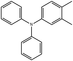 Benzenamine, 3,4-dimethyl-N,N-diphenyl- Structure