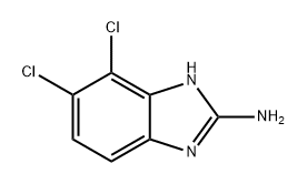 1H-Benzimidazol-2-amine, 6,7-dichloro- 구조식 이미지