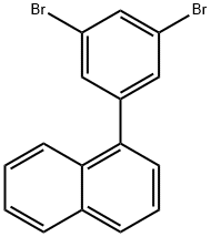 Naphthalene, 1-(3,5-dibromophenyl)- Structure