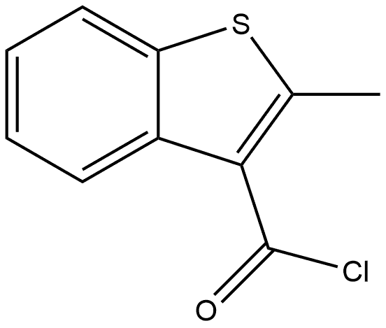 2-Methylbenzo[b]thiophene-3-carbonyl chloride Structure