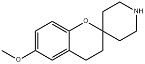 Spiro[2H-1-benzopyran-2,4'-piperidine], 3,4-dihydro-6-methoxy- Structure